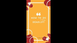 How to do a proper deadlift👀 + Deadlift update #4