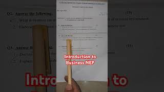 Introduction to Business NEP FYBCOM SEM 1 MUMBAI UNIVERSITY ARK SIR Important QUESTION