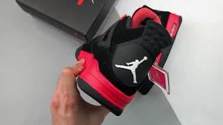 Nike AIR jordan 4 "Red Thunder"