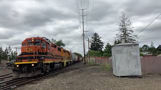 PAWRR 2313 leading a small train 8/16/24