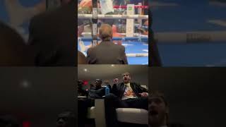 KSI and Logan Paul react to Francis Ngannou dropping Tyson Fury