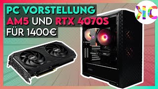 RGB Gaming PC Vorstellung für 1400€ mit Sockel AM5