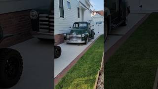 Driveway creepin #chevy #3100 #chevrolet #classictrucks #5window #chevy3100 #trashpandaautomotive