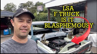 LSA V8 SWAP INTO 1969 FORD F100