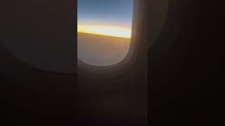 Amazing Sunrise view from flight