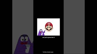 Grimace Gives Mario the Shake! Animated!