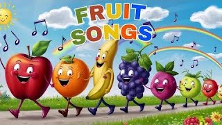 Ten Little Fruits Song for kids / fun fruits rhymes for kids | kids song