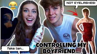 CONTROLLING MY BOYFRIEND FOR 24 HOURS  *HILARIOUS*