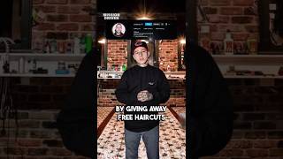 This Barber turned his garage side hustle into social media fame #shorts #businessideas #shortsfeed