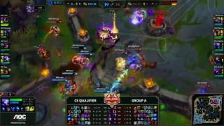 NRV vs ESG - Game ending syndra play - EU Challenger Series Qualifiers - Day 3