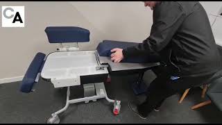 Mobilise CH5 early mobilisation chair - a sealed platform for infection control