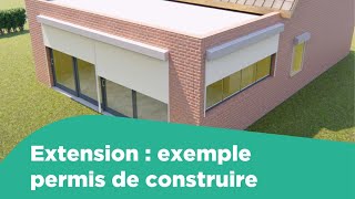 Extension : exemple de permis de construire