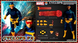 CYCLOPS PX 😅NO ME CONVENCE 'MEZCO ONE: 12' -Unboxing Español-  Figura Marvel Toys