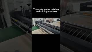 Two-Color Paper Printing and Cutting Machine: Smooth, High-Speed Operation – Watch in Action!