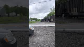 Csx r122-13 westbound empty coal train with helpers csxt#7032 website unit trailing sd70mac unit end