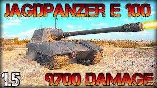 Jagdpanzer E 100 \ world of tanks \ 9700  Damage \