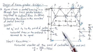 Portal Bracing In Truss Bridge