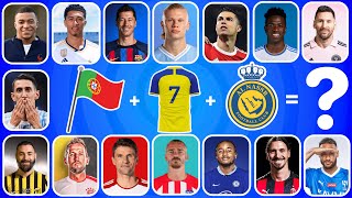 Can You Guess the Song, NATIONALITY + CLUB + JERSEY NUMBER of football players?👕🔊 Football Quiz 2024