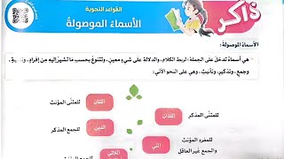 شرح القواعد النحوية(الأسماء الموصولة)وحل تدريبات الأضواء2025/الصف الخامس/لغة عربية/ترم أول