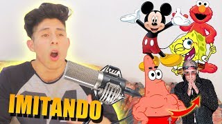 BOB ESPONJA CANTA COMO BAD BUNNY ( Imitando voces de dibujos challenge )|Tranq jean