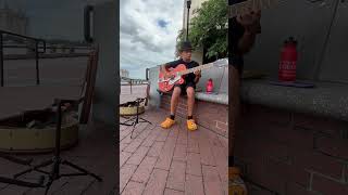 Busking in Savannah #jazz#guitar#improvisation