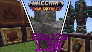 MINECRAFT 1.20 [23w12a] - NOWE WYKOŃCZENIA ZBROJI! WIĘCEJ CERAMIKI!