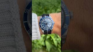 Tudor Black Bay 58 Blue on the original fabric strap #tudorblackbay58 #tudorwatches #tudorwatch