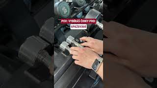 POV: Vybíráš si činky na cviky #foryou #gymshorts #gym #fitness #dumbbell #shoulderworkout #gymlife