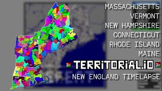 WHICH TERRITORY WOULD CONQUER NEW ENGLAND? - Territorial.io Timelapse