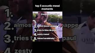 ACOUSTIC MESSI Top Moments | #football #soccer