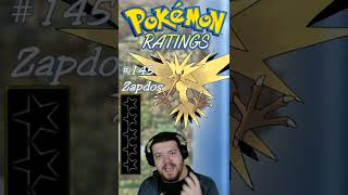 145 Zapdos Pokémon Ratings #Shorts