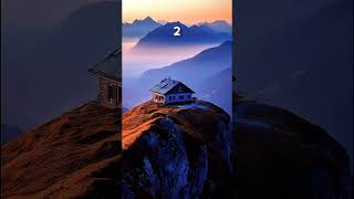 Which house are you isolating in ? 🏠🗻💗 #viralvideo #peaceful #shorts #house #scenery