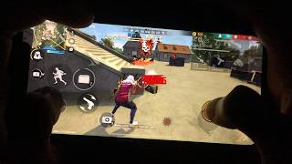 1 vs 4 ranked 99% headshot Iphone 11 Free Fire Gameplay⚙️Settings Free Fire max HUD+DPI+MACRO