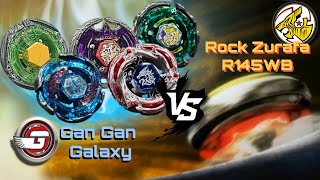 BBMM Team Leader vs. Team: Rock Zurafa R145WB vs. Team Gan Gan Galaxy! | #beyblademetalmasters