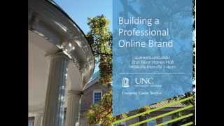 Building a Professional Online Brand