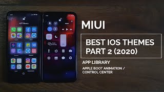 Miui 12 best ios themes for all xiaomi devices / App library / Apple boot animation  / hindi