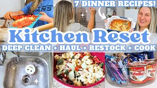 MAJOR KITCHEN RESET + COOK + DEEP CLEAN + ORGANIZE | EXTREME CLEANING MOTIVATION | MarieLove