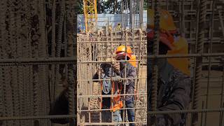 Bottom pile cap rebar #shorts #construction #building #civilengineering