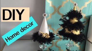 DIY how to make cone trees using items from the dollar tree