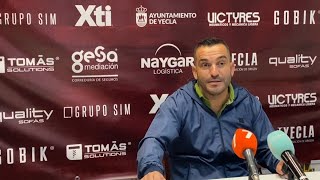 Rueda de prensa de Adrián Hernández tras el Yeclano Deportivo - CD San Roque de Lepe.