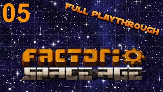 Ep5 - Preparations before space & Spaceship building ! | Factorio Space Age Playthrough