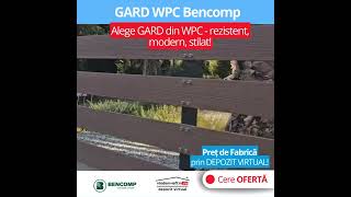 Gard wpc- rezistent si modern