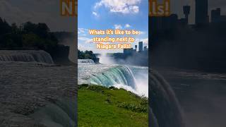 Whats its like to stand next to Niagara Falls!!! #dream #travelvlog #niagarafalls #ny #usa #travel