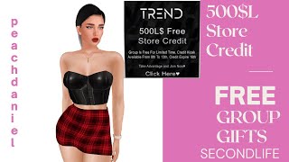 [SECONDLIFE] 🎁🎁FREE 500L$ Store Credits ║ Group Gifts🎁🎁