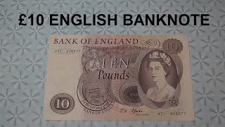 £10 English Banknote 1966 - 1970 #banknotes #money #tenpounds