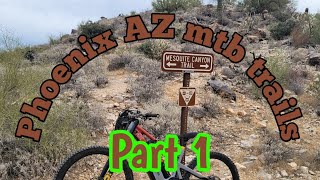 Oregonian riding Phoenix AZ trail