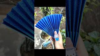 DIY Chinese/Japanese fan🪭 #shorts #diy #craft #newlyartandcraft