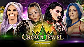 Liv Morgan vs Rhea Ripley vs Candice LeRae vs Zelina Vega Full Match WWE Crown Jewel 2024