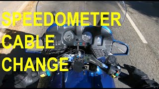 BMW R1100 broken speedometer cable replacement