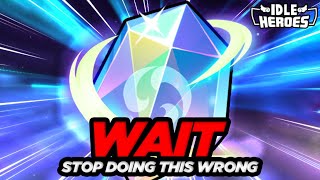 Idle Heroes - WAIT!!! You are Using Starry Gems WRONG